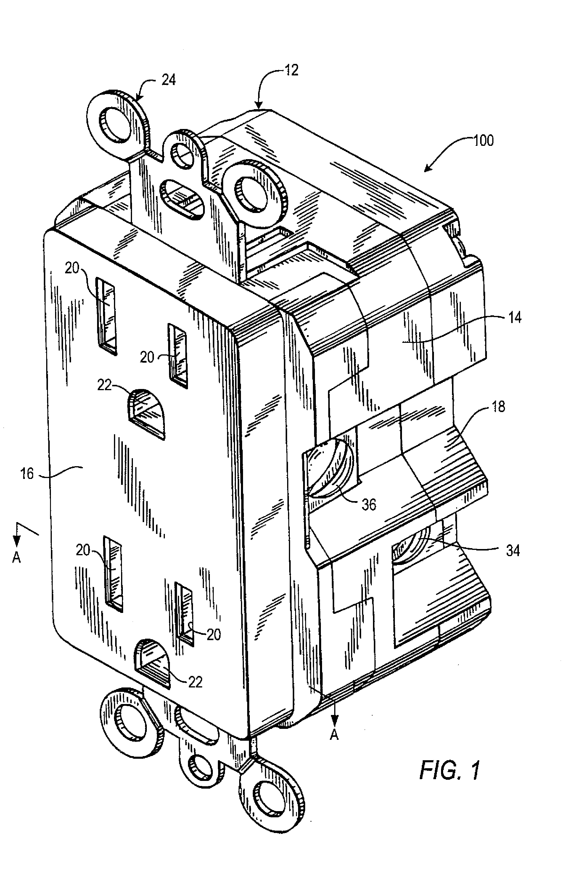 Thermally protected electrical wiring device
