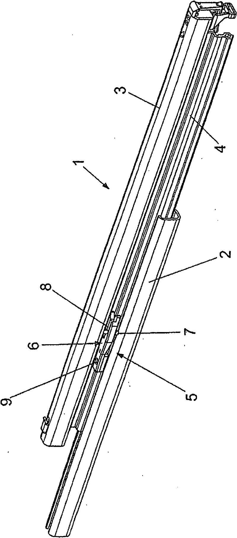 Telescopic rail