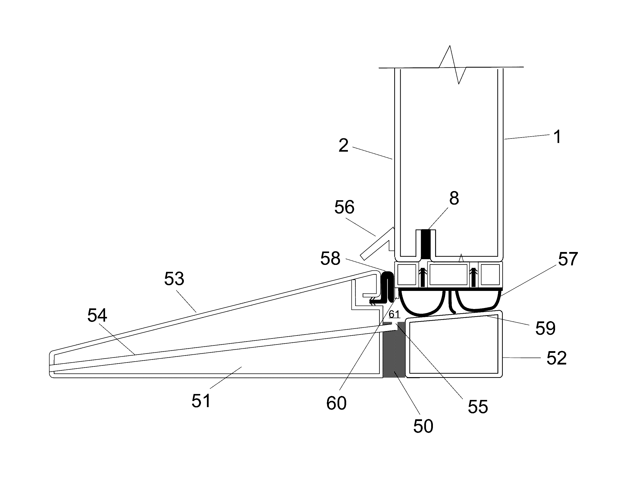 Thermal break system and method for doors and windows