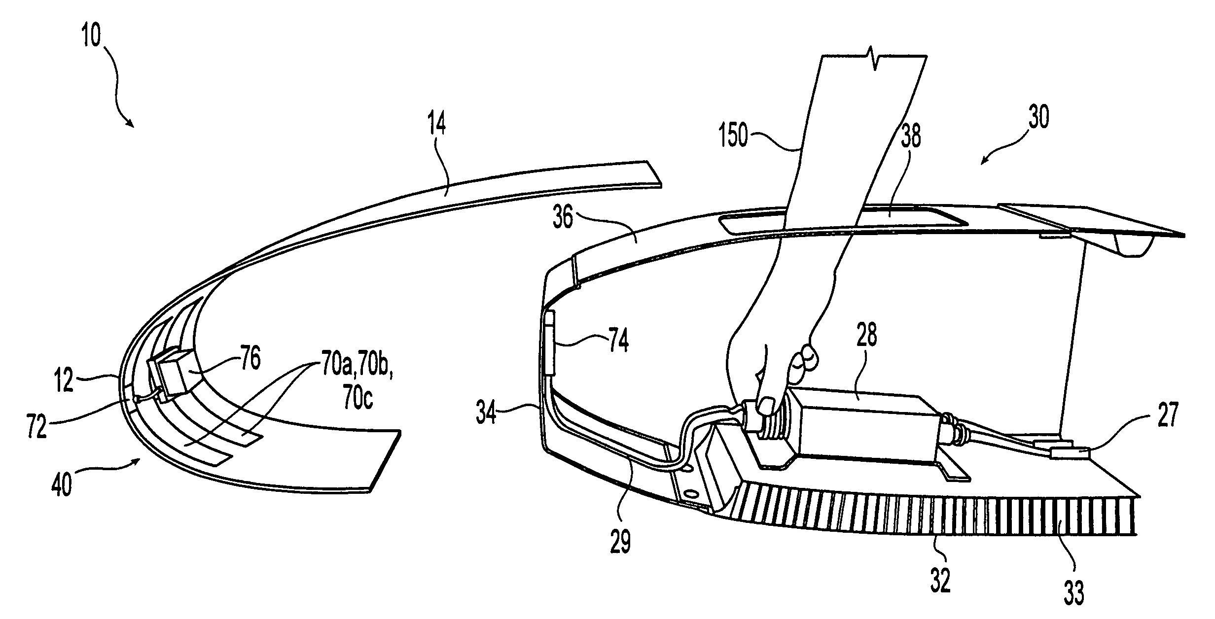 Aircraft engine nacelle inlet having access opening for electrical ice protection system