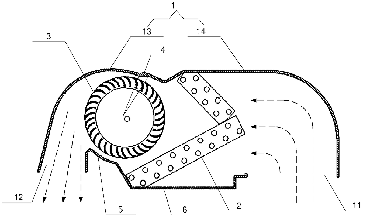 An air conditioner indoor unit