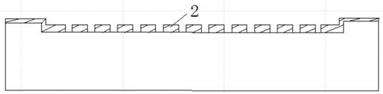 A method for making bumps on the surface of the lower electrode by dry etching