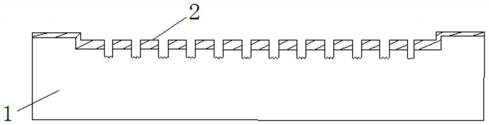 A method for making bumps on the surface of the lower electrode by dry etching