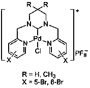 Ring enlargement azoheterocyclic carbene-palladium compound containing picolyl