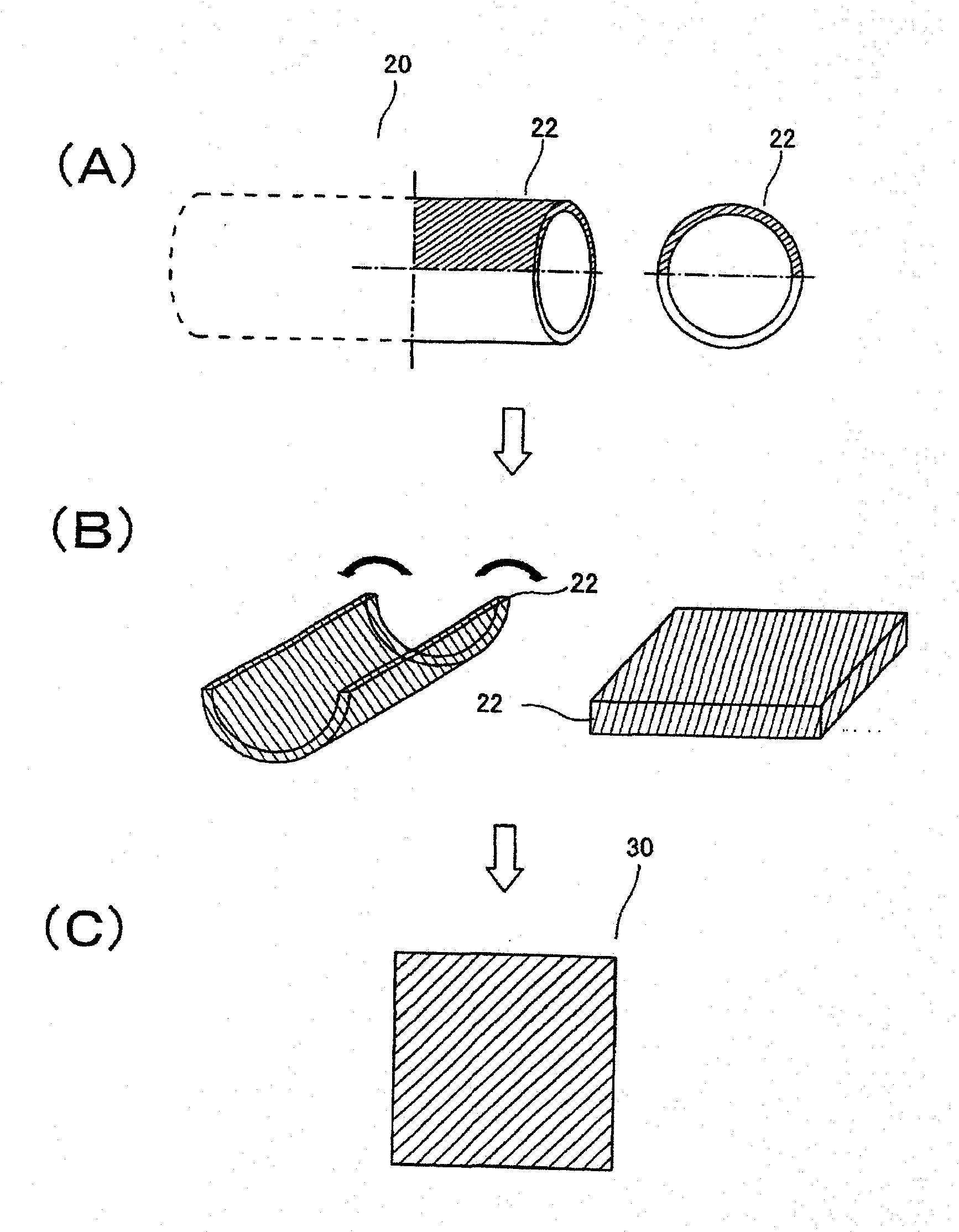 Method for producing soft sheet