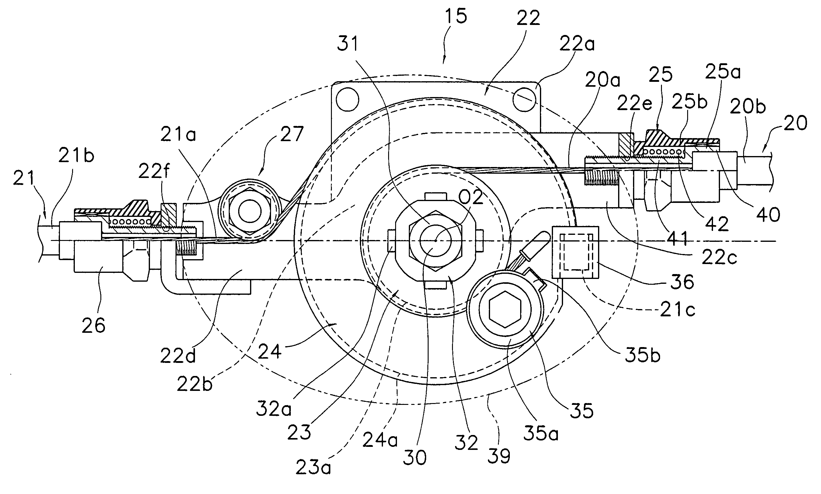 Cable winding conversion device