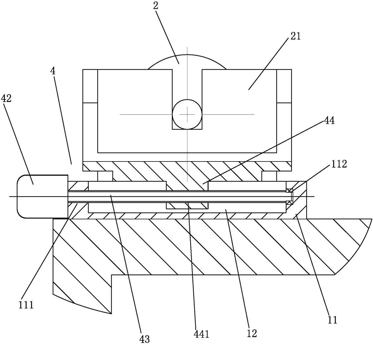 Automatic deviation adjusting device for waterproof coiled material production line