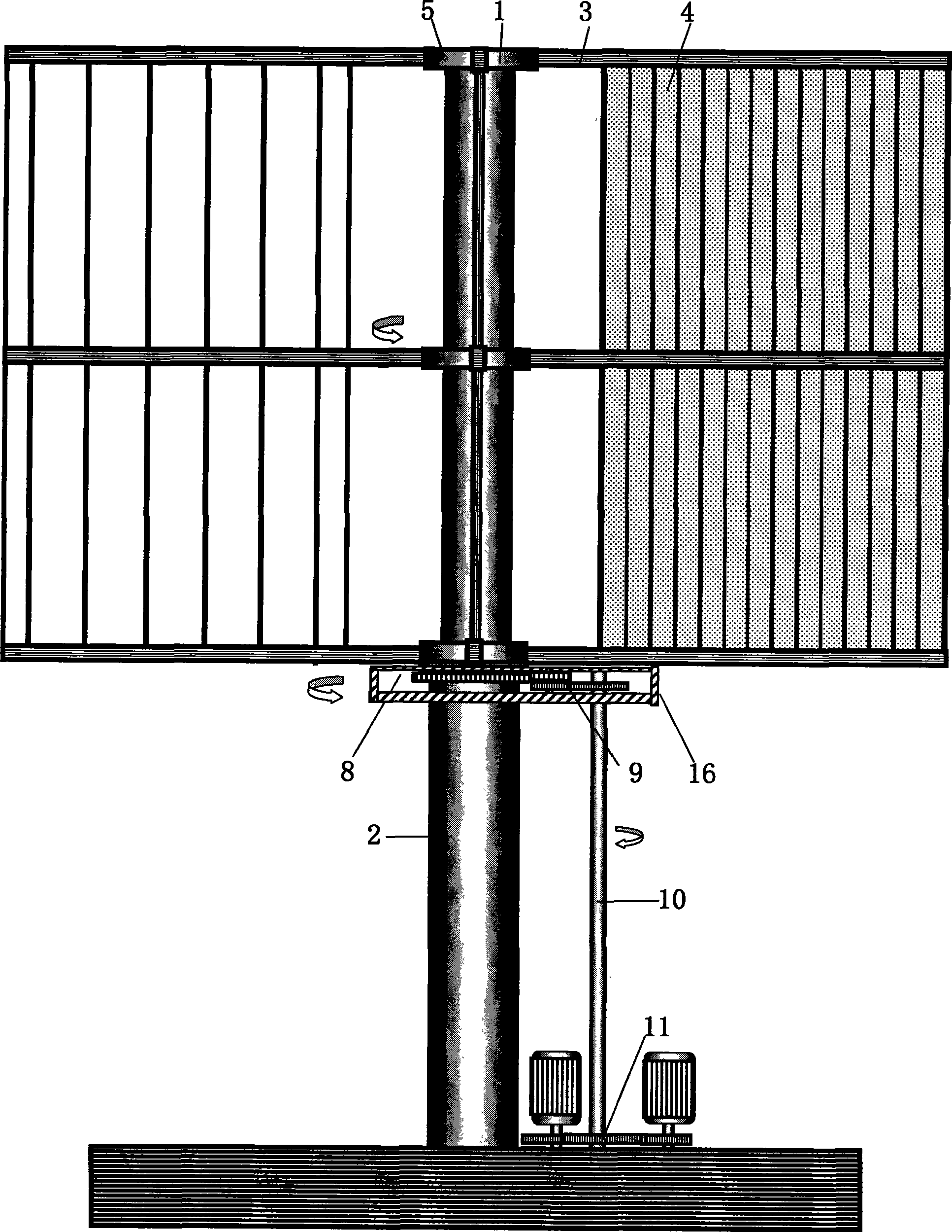 Vertical shaft giant energy and energy-collecting wind-driven generator group