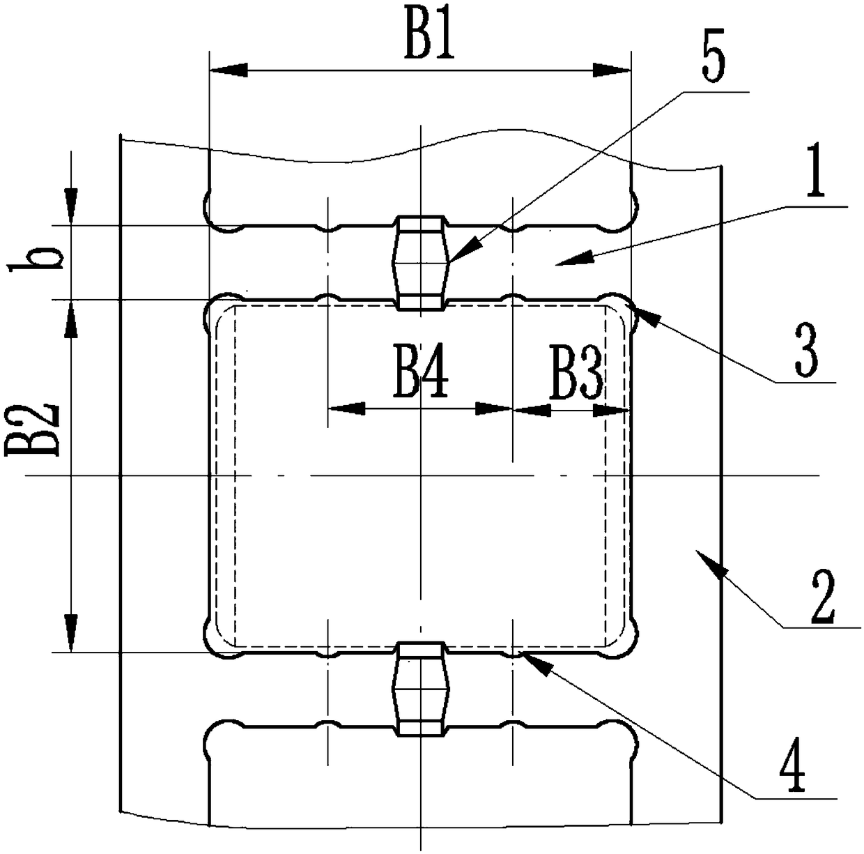 Cylindrical roller bearing retainer and processing method