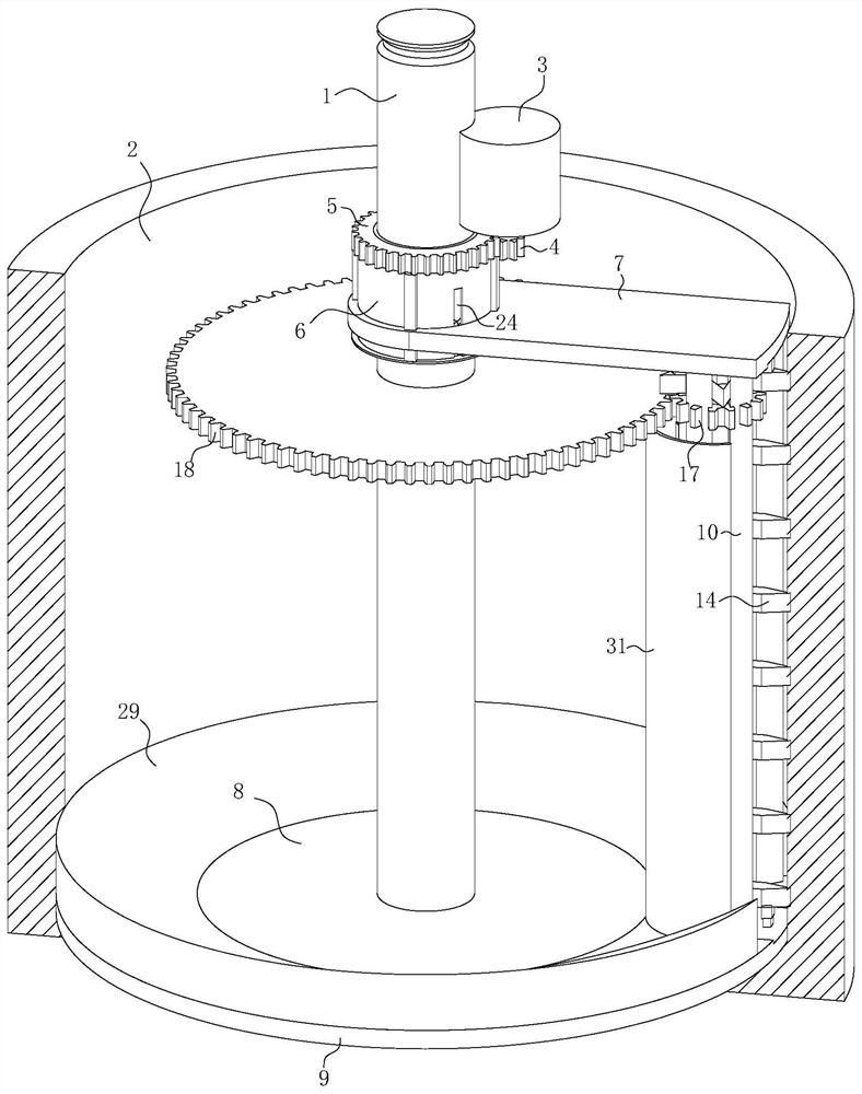 Industrial electric furnace of self-cleaning structure