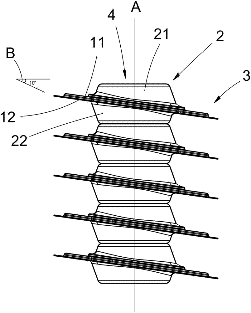 Electrical oil heater with high thermal efficiency