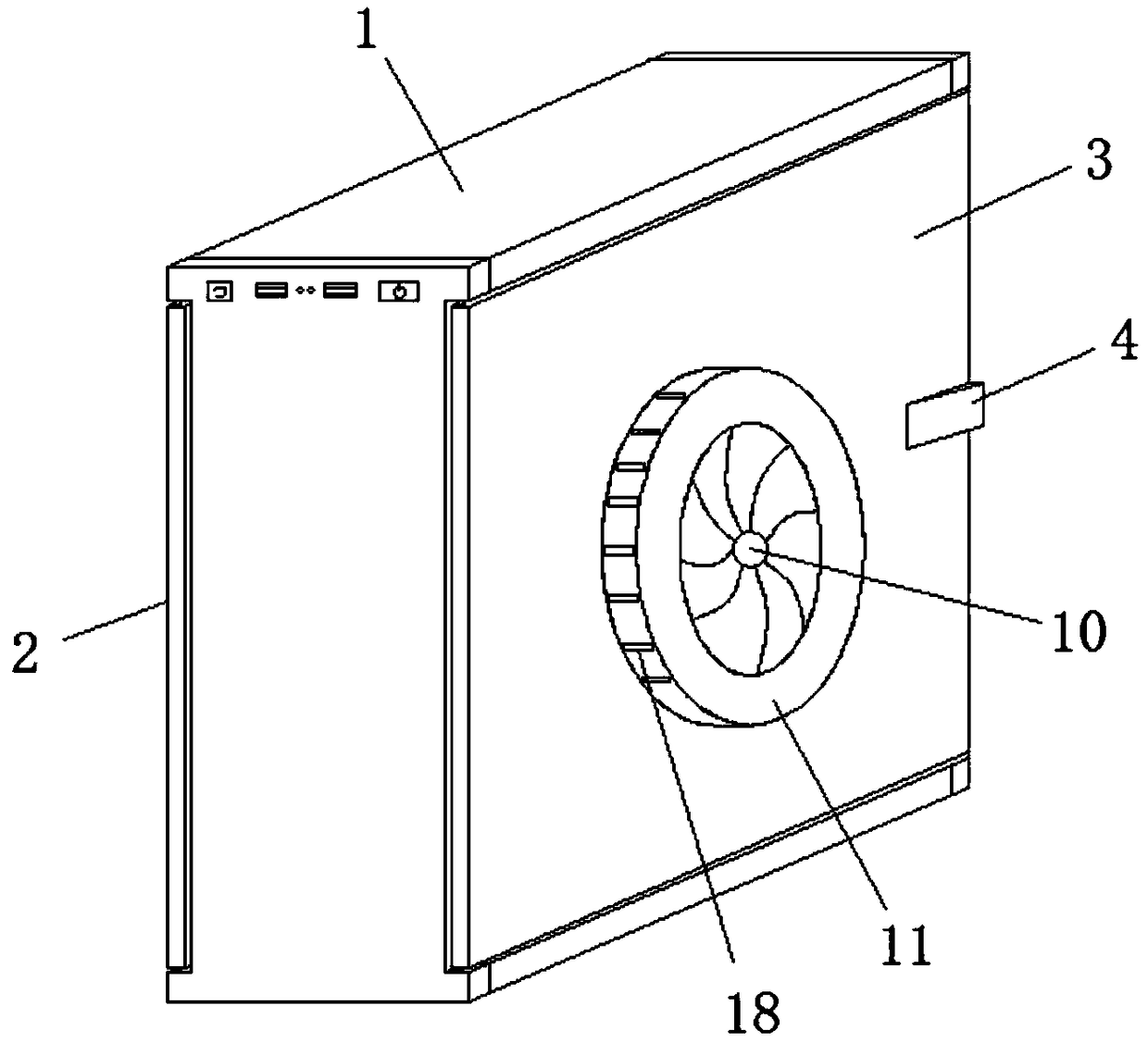 A dustproof computer chassis