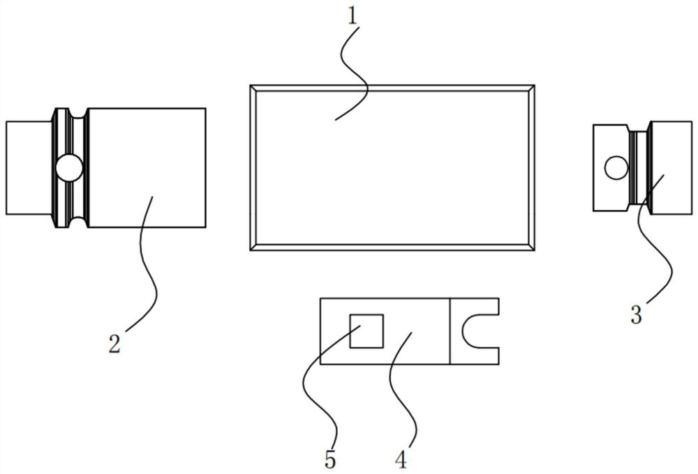 Diode packaging structure and packaging process thereof