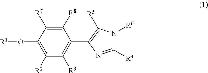 Phenylimidazole compounds