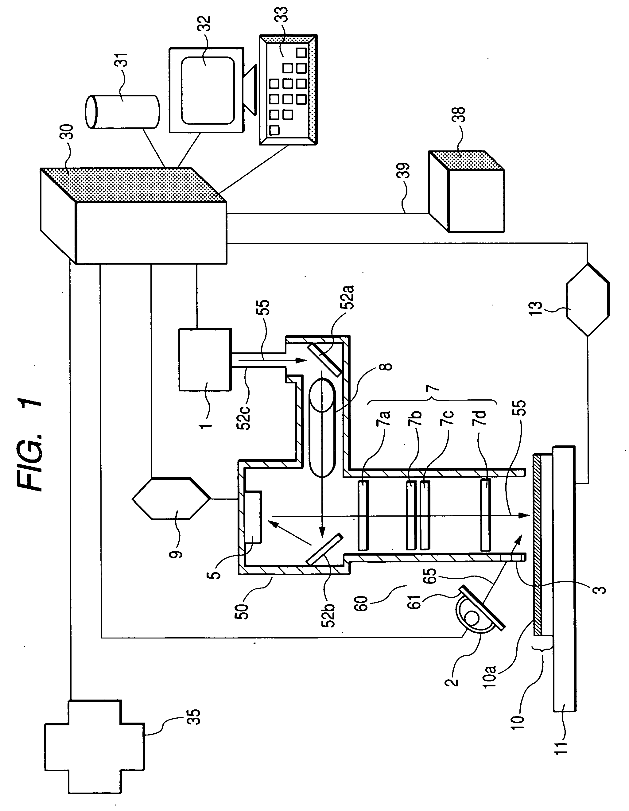Exposure apparatus and exposing method and method of manufacturing a printed wiring board