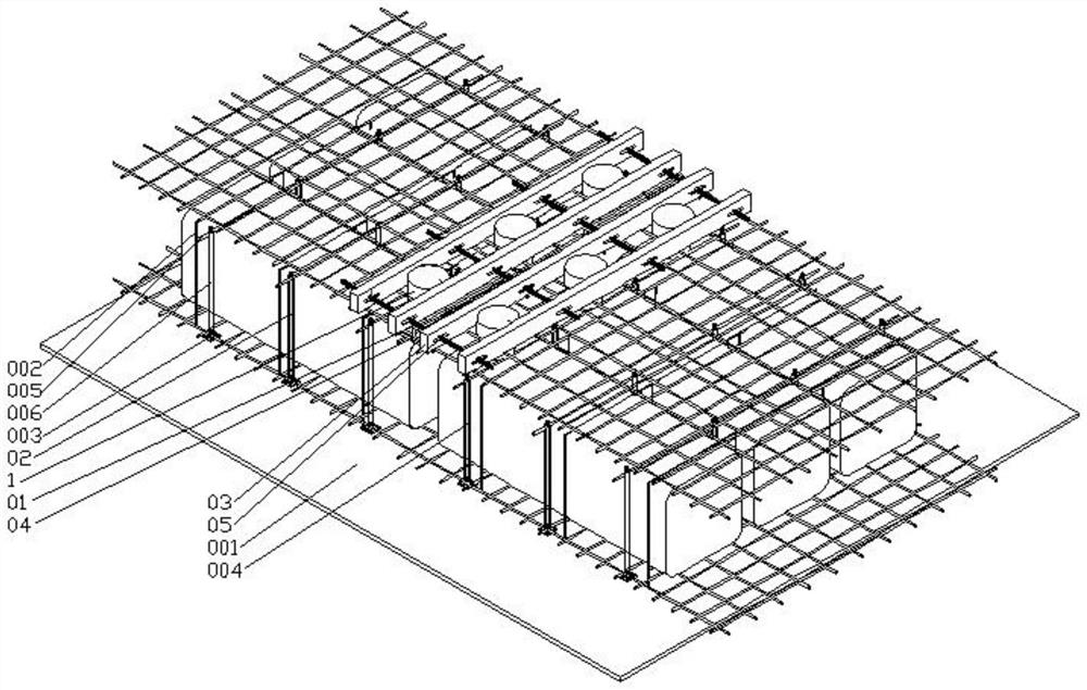 Inflation mandrel supporting structure convenient to disassemble and assemble