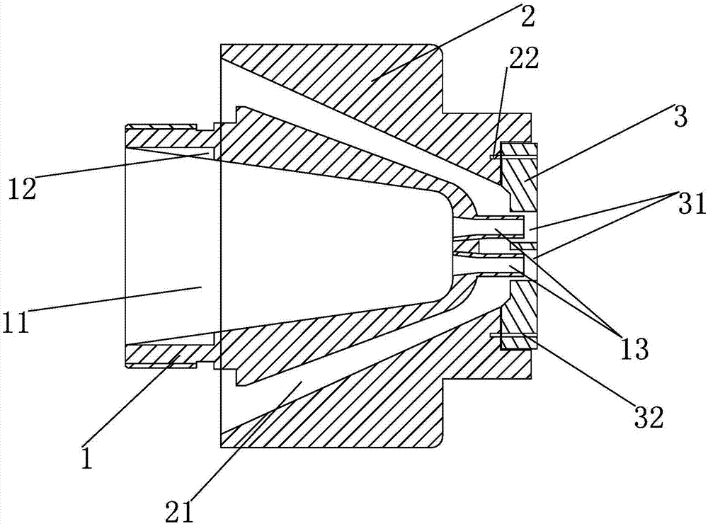 Eccentricity-adjustment-free die device for multi-core cable insulation extrusion and extrusion manufacturing technology