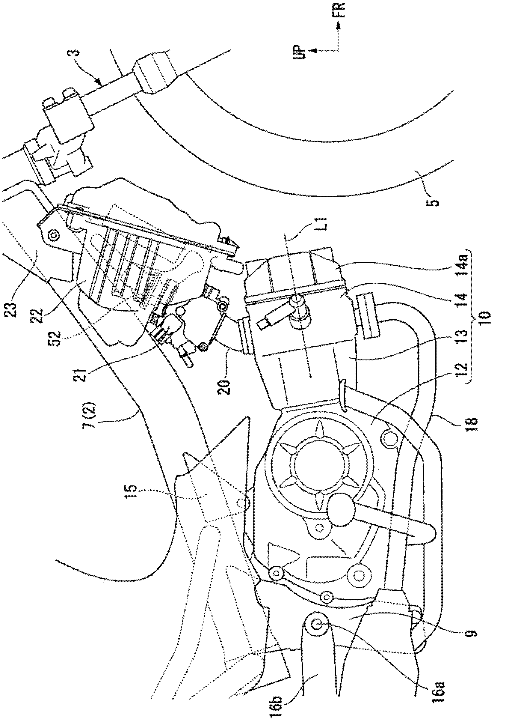 Intake device of internal combustion engine