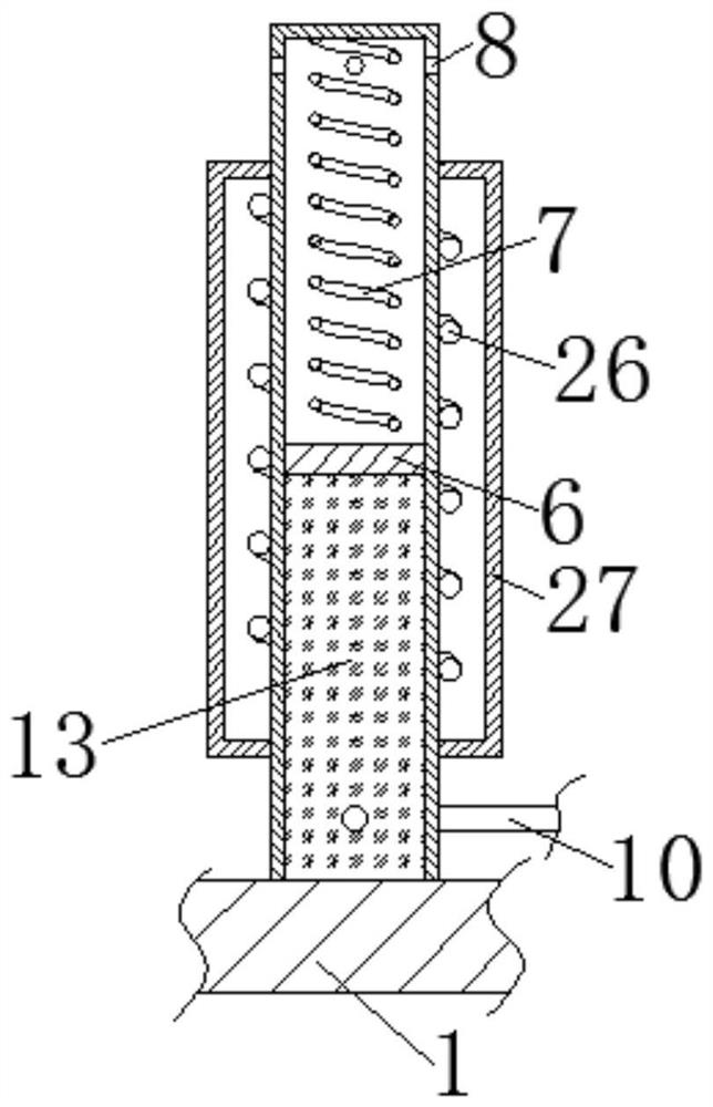 A 5G communication base station installation device with noise reduction and temperature reduction functions