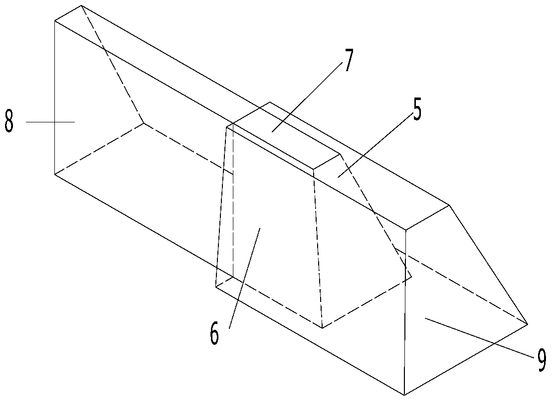 A dynamic monitoring system and monitoring method for the connection structure of a concrete dam and an earth-rock dam