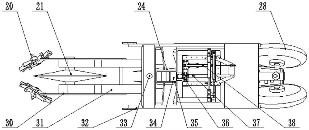 Precise positioning seeding system of corn no-tillage planter