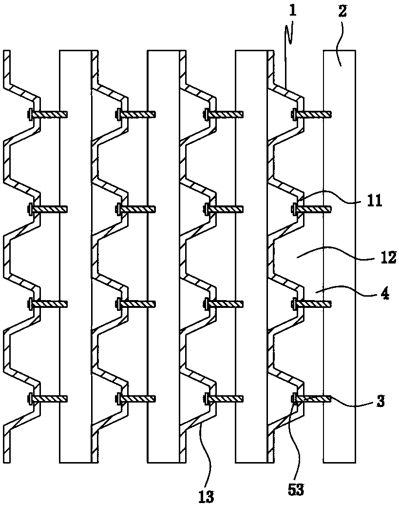 Longitudinal and transverse dual-function settling purifying device and settling tank comprising same