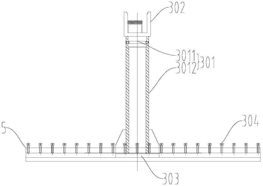 Vehicle chassis transfer trolley and vehicle chassis transfer trolley set