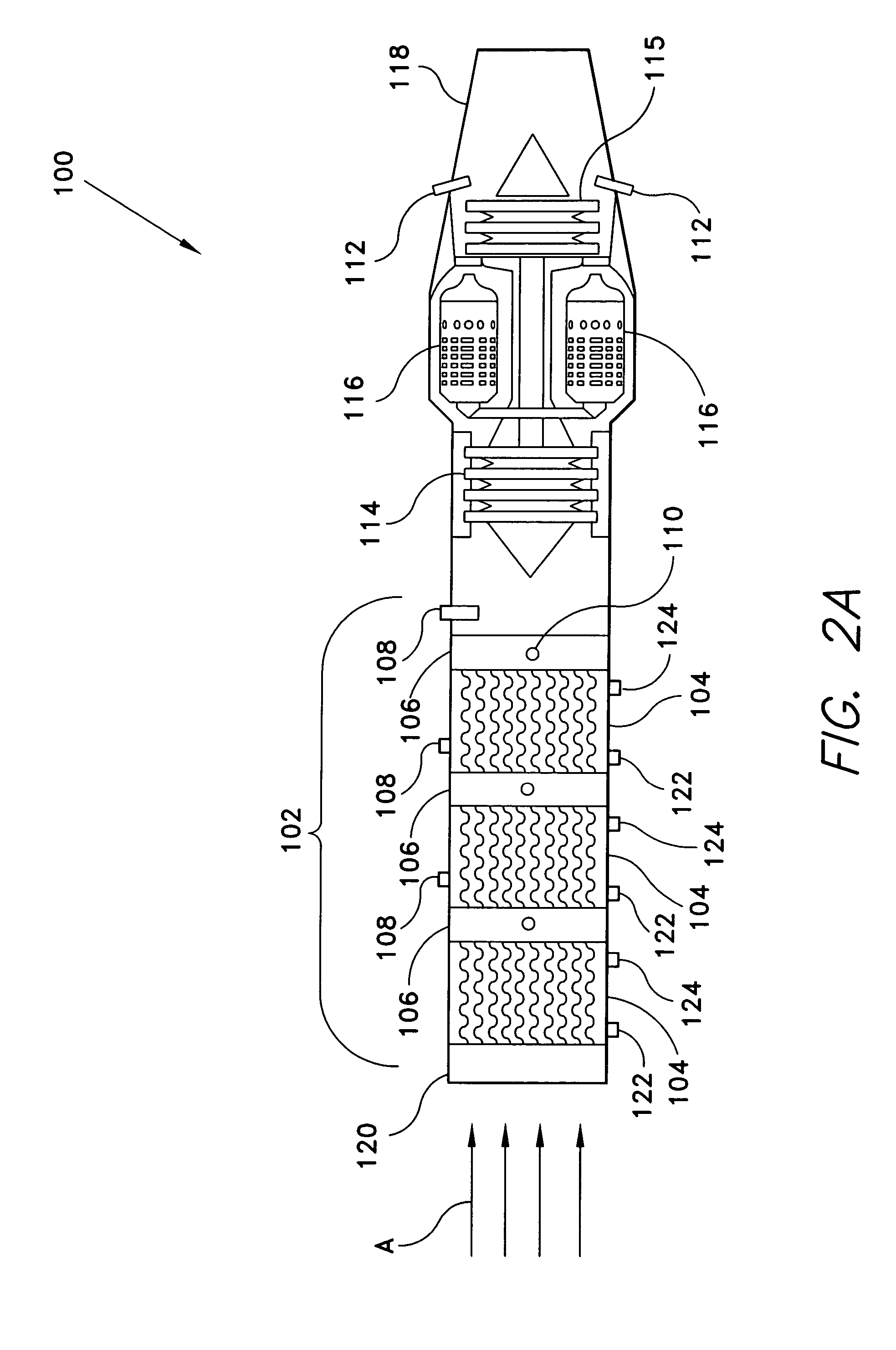 Jet aircraft electrical energy production system