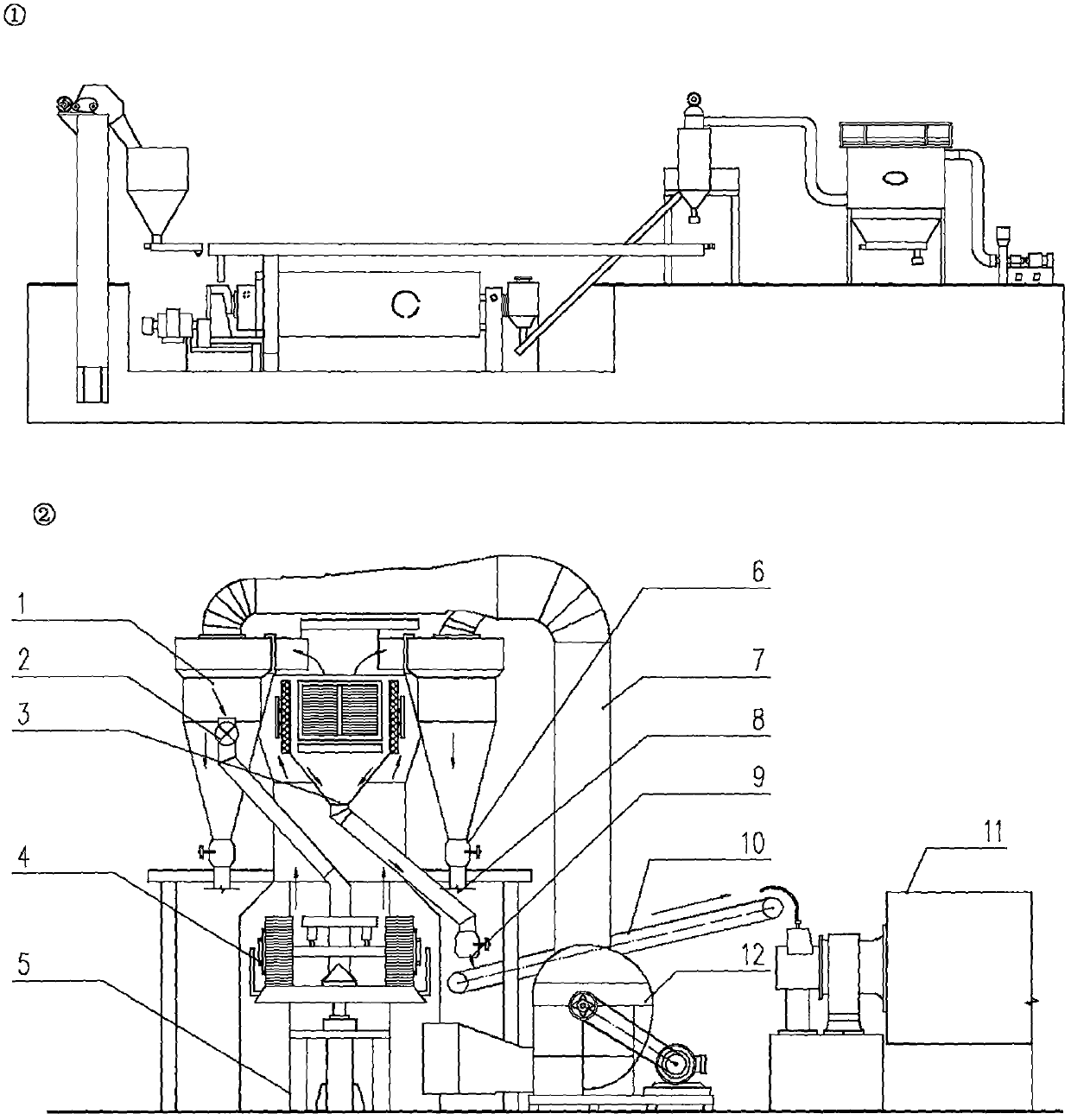 Production method for preparing natural ore or red soil into ultrafine powder