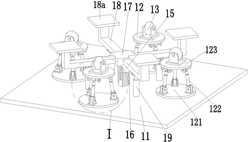 Automatic cleaning equipment for high-altitude interior architecture glass cleaning