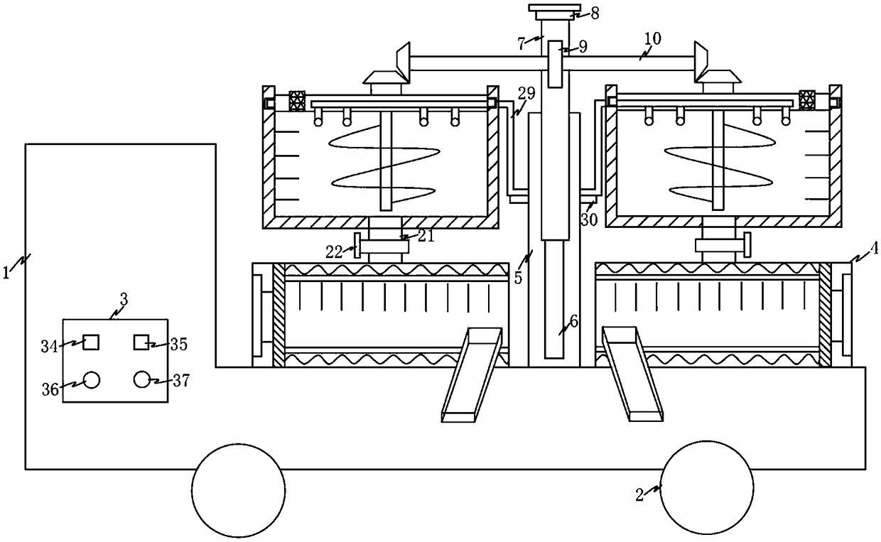 Intelligent mechanical feeding trolley