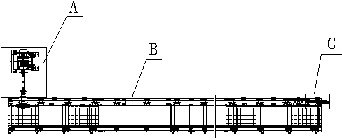 Single-chain-type conveyer