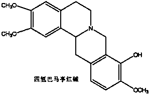 Application of tetrahydroproberberine compounds to prepare antidepressants