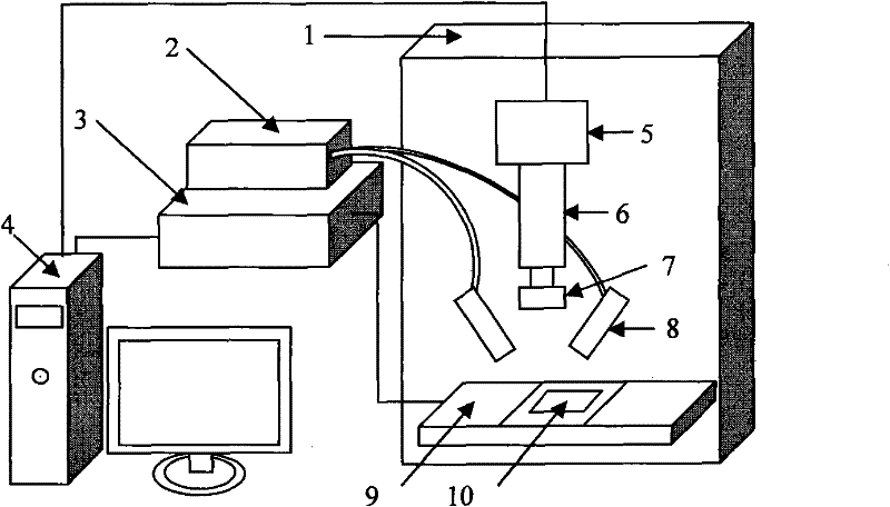 Method and device for detecting stored-grain insects based on near infrared super-spectral imaging technology