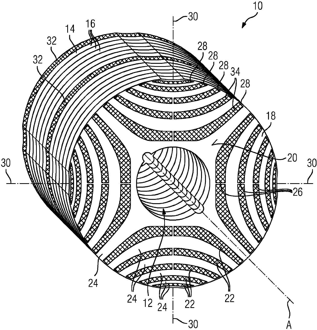 Reluctance rotor having an additional inherent magnetization