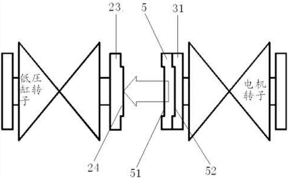 Heat supply system of high-back-pressure double-rotor electric heating unit