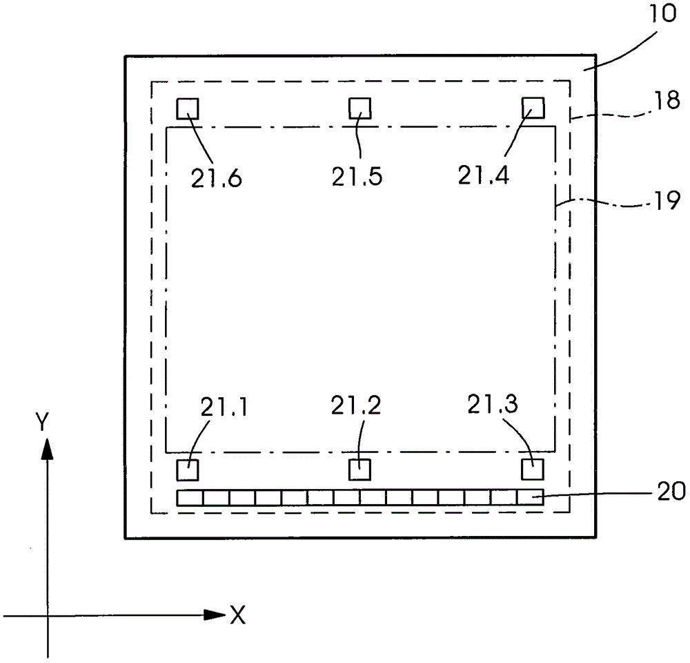 Plate measuring element