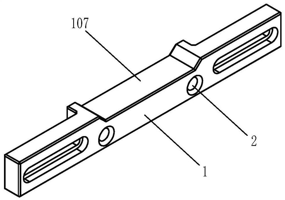 Connecting device of neurosurgery operation rack and operation bed