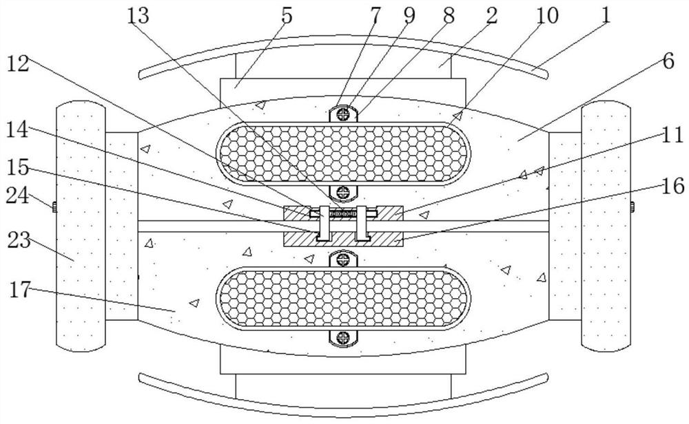 Disassembly-convenient joint protection device for orthopedic nursing