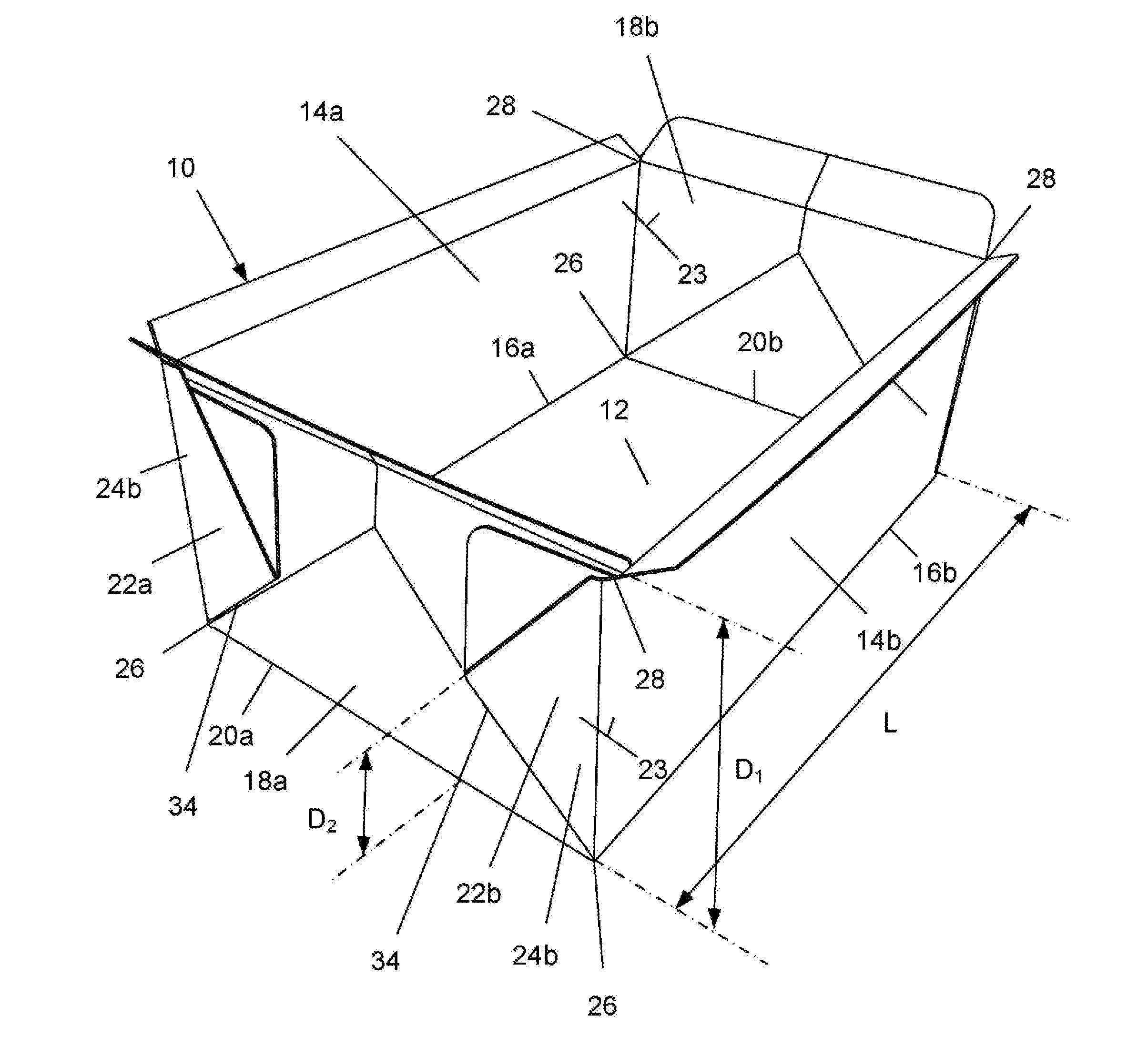 Container for Reducing Deterioration of Horticultural Produce