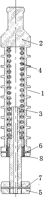 A kind of production method of gas lift and liquid discharge with self-buffered plunger