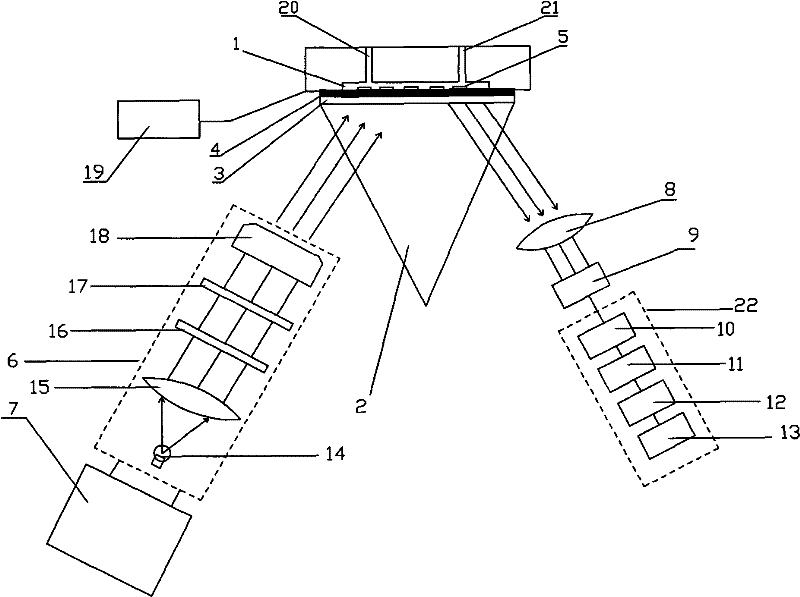 Multichannel surface plasma wave sensing detection system