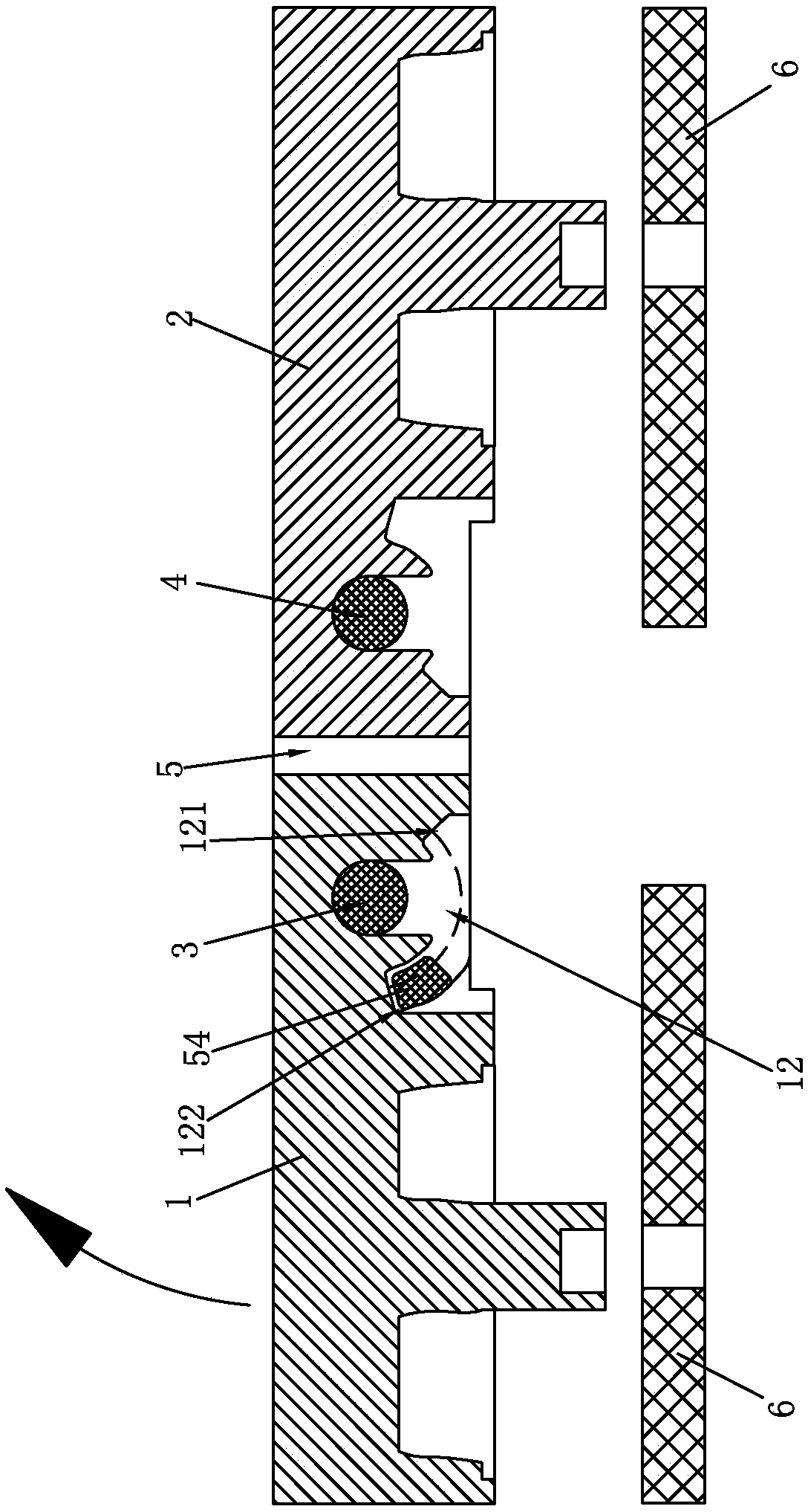 Hinge with checking function during door opening and closing for shower room