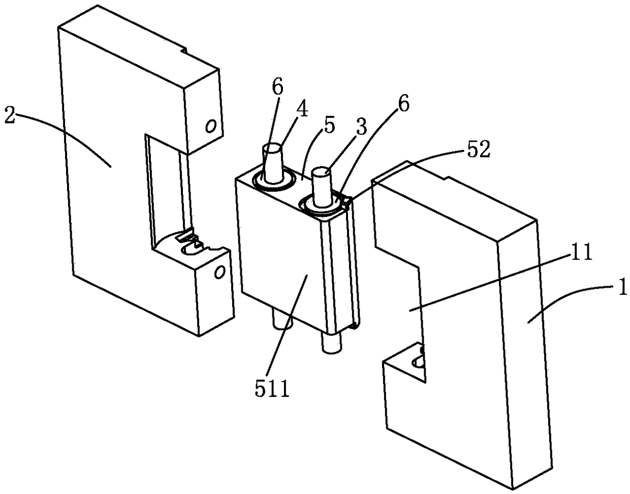 Hinge with checking function during door opening and closing for shower room