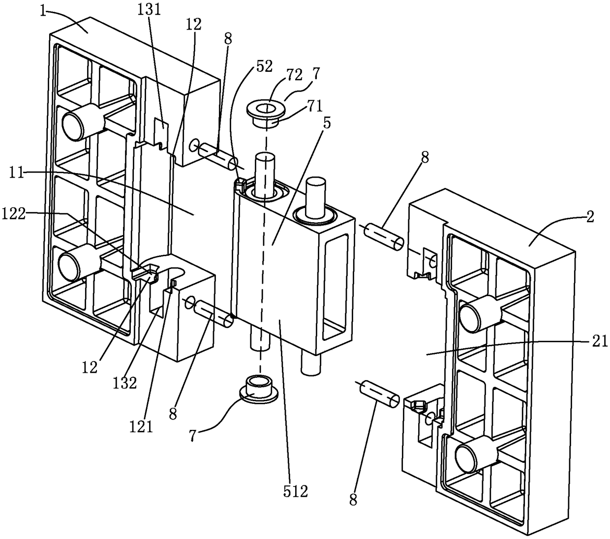 Hinge with checking function during door opening and closing for shower room