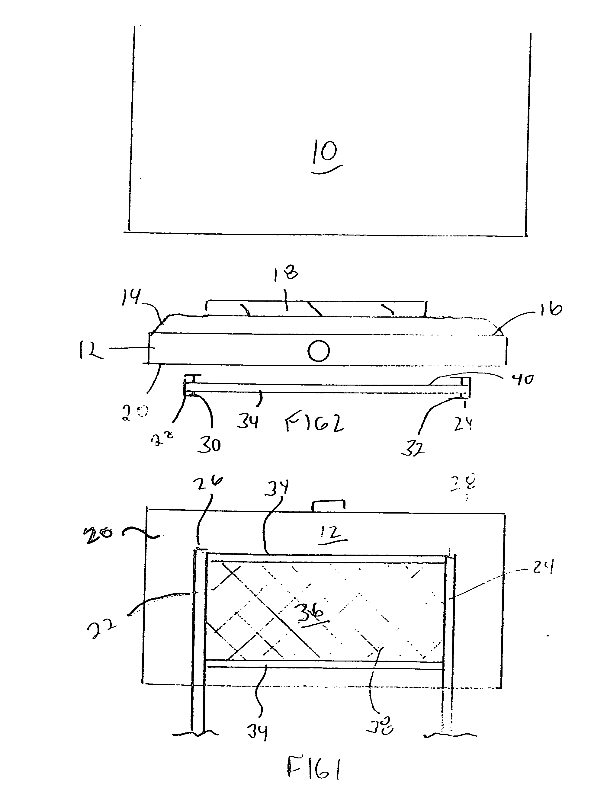 Vehicle mounted filter assembly for entrapment of ambient air pollutants