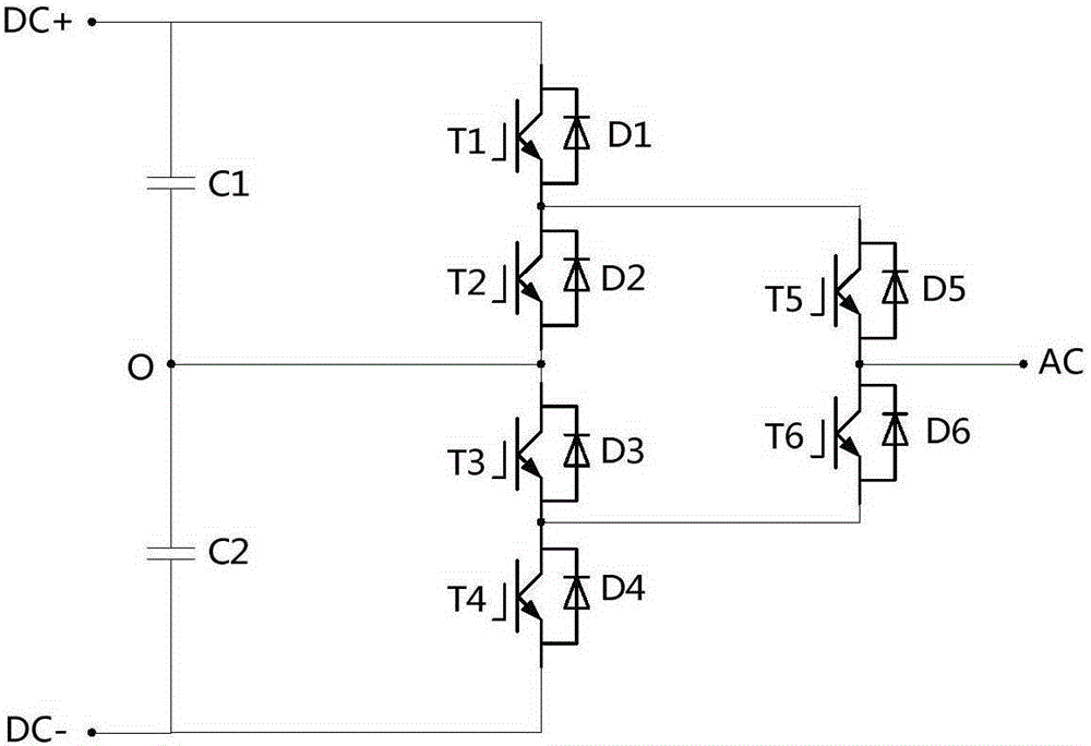 ANPC type three-level inverter, modulation method and electrical equipment