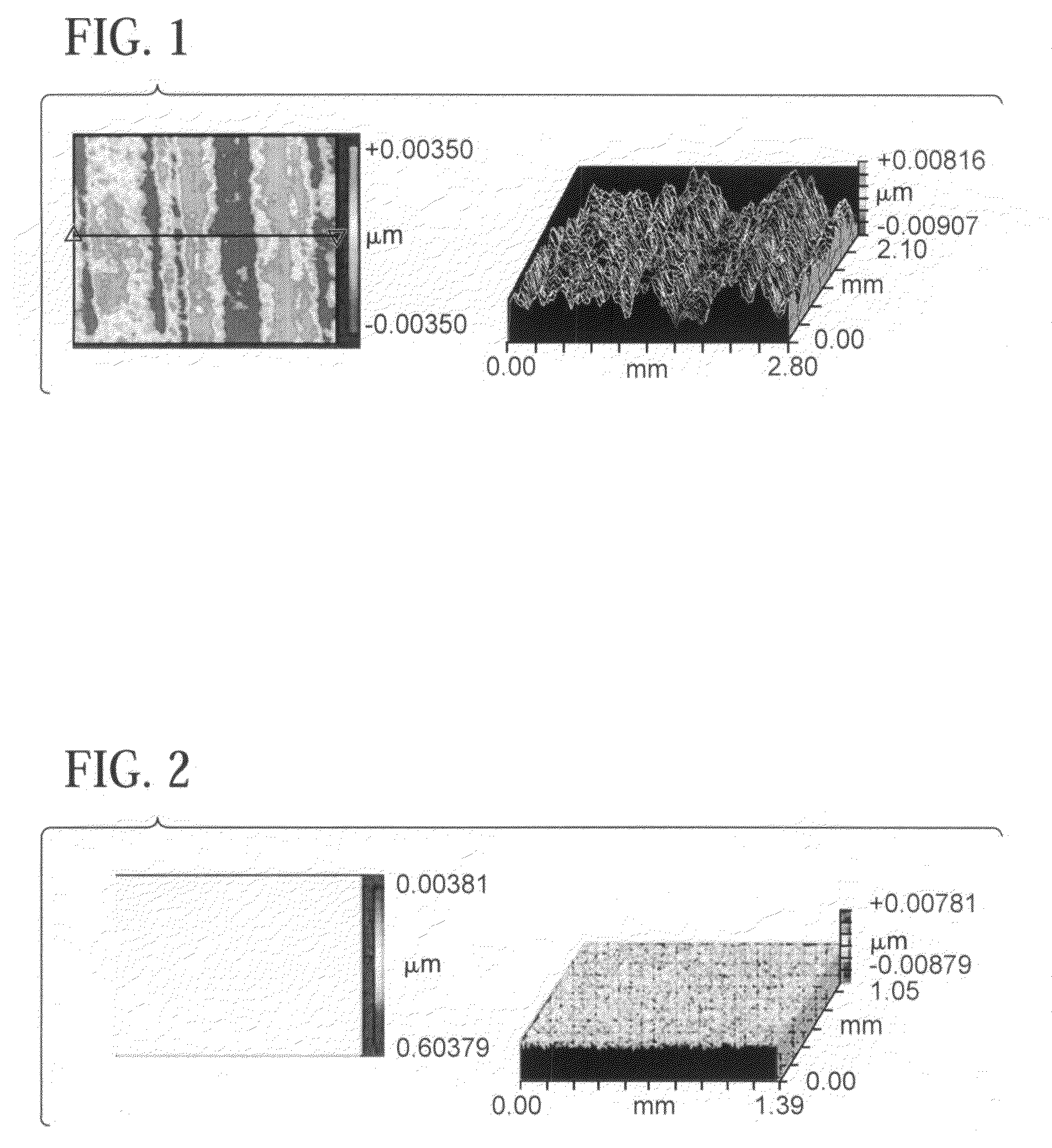 Polishing method for extreme ultraviolet optical elements and elements produced using the method