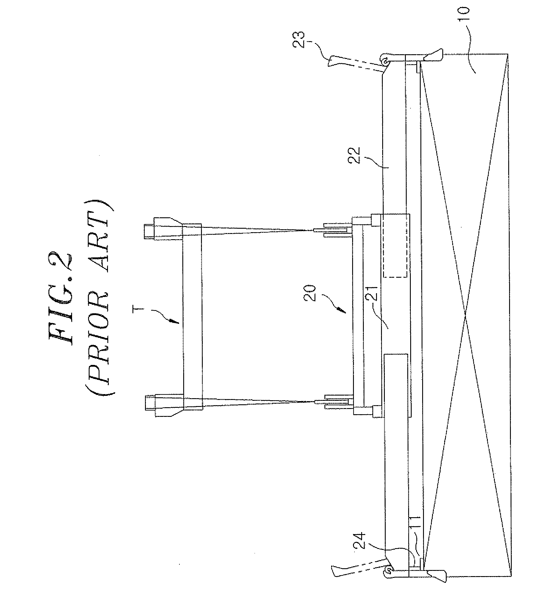 Crane spreader and method for automatically landing the same