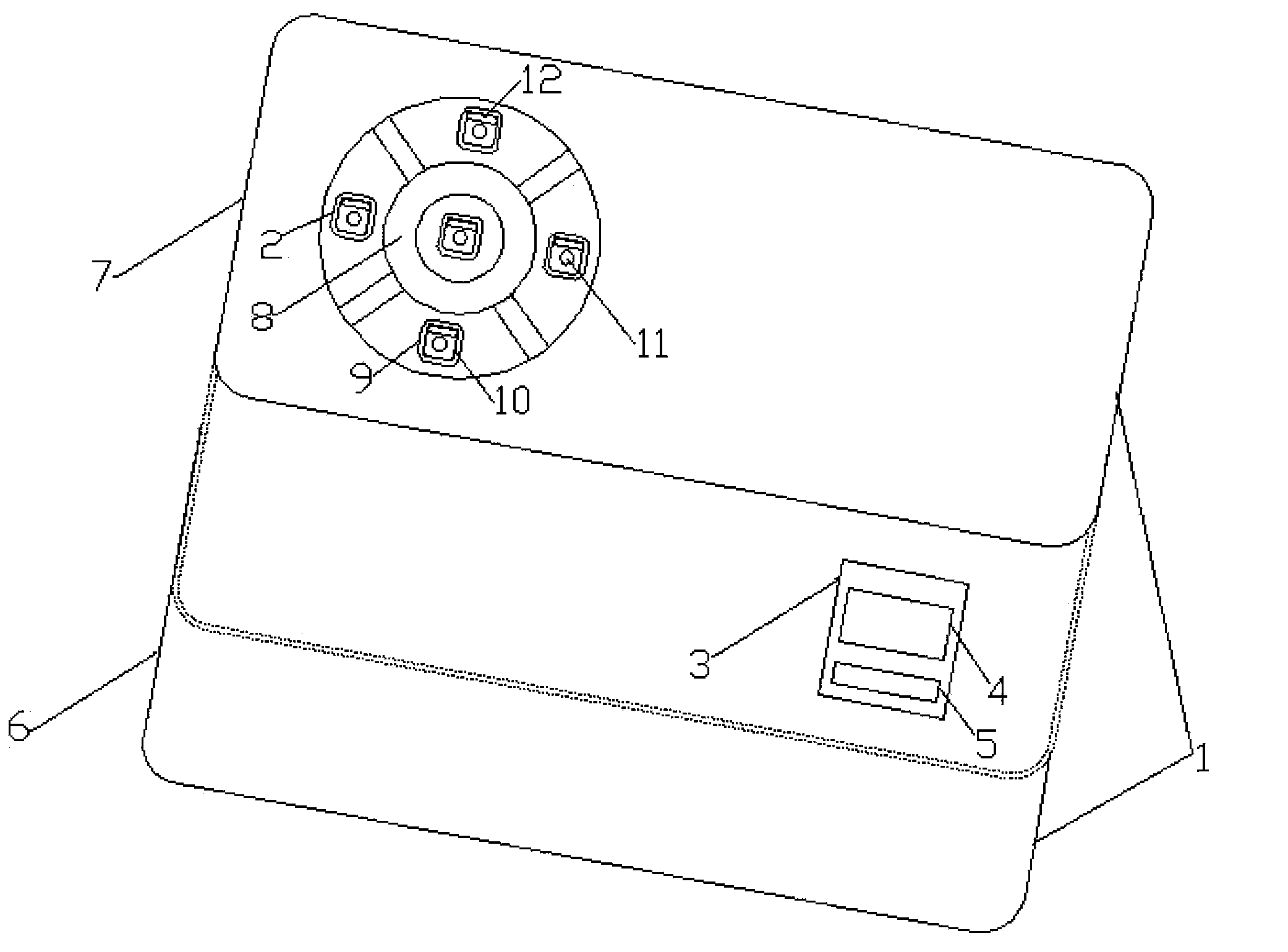 Wireless video sharing playing device and method